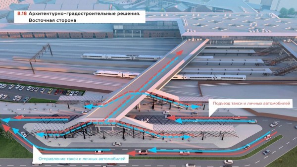 Стало известно, как будет выглядеть терминал ВСМ в Петербурге