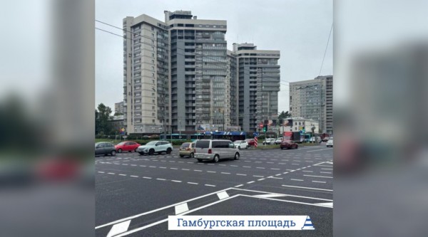 Новый асфальт положили на Гамбургской площади и проспекте Обуховской обороны&nbsp;
