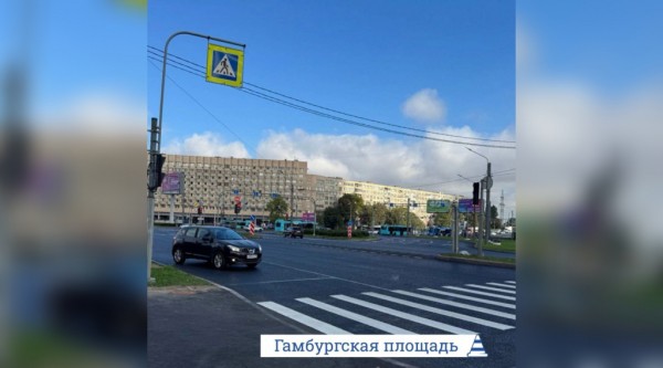 Новый асфальт положили на Гамбургской площади и проспекте Обуховской обороны&nbsp;
