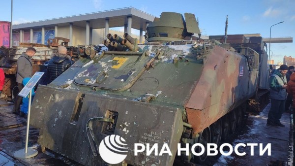 В Петербурге открылась выставка трофейной техники, захваченной военными "Севера"