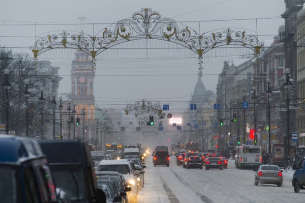 В Петербурге вечером начнет действовать "желтый" уровень опасности