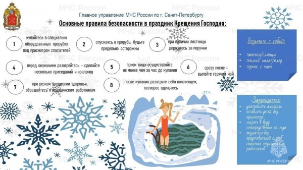 Петербуржцам рассказали, где купаться на Крещение Петербуржцам рассказали, где купаться на Крещение