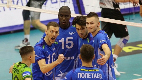 "Зенит" дома обыграл "Енисей" в 22-м туре чемпионата России по волейболу