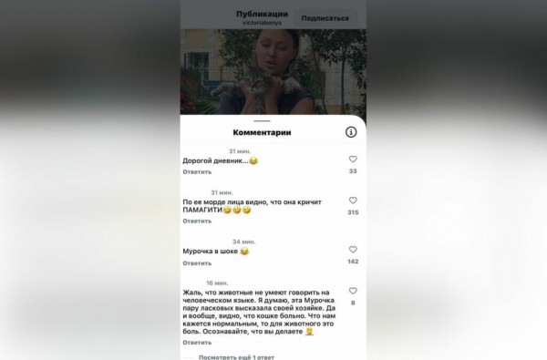 &laquo;Мурочка в шоке!&raquo;: фанаты не оценили остепатическую &laquo;экзекуцию&raquo; Бони над старой кошкой