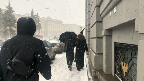 Надвигающаяся метель сделает Петербург желтым Надвигающаяся метель сделает Петербург желтым
