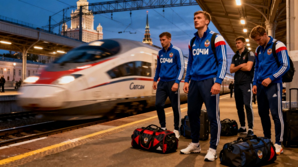 Футболисты &laquo;Сочи&raquo; потратили 28 часов на дорогу в Петербург