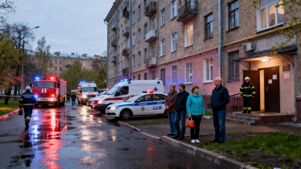 Вечерняя эвакуация на Белорусской улице: жильцы покинули дом Вечерняя эвакуация на Белорусской улице: жильцы покинули дом
