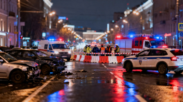 Два человека погибли в крупной аварии на Садовом кольце Москвы Два человека погибли в крупной аварии на Садовом кольце Москвы