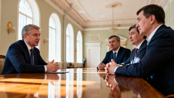 Александр Бельский обсудил с парламентом Кыргызстана новые проекты в Петербурге Александр Бельский обсудил с парламентом Кыргызстана новые проекты в Петербурге