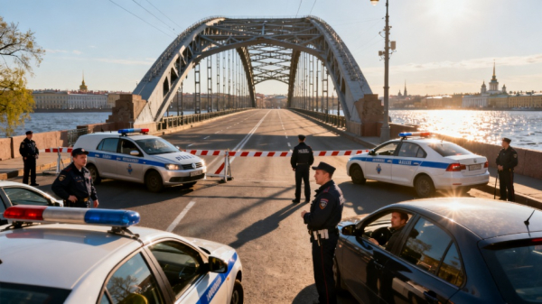 Дворцовый, Троицкий и Литейный мосты закрыли для транспорта 1 мая Дворцовый, Троицкий и Литейный мосты закрыли для транспорта 1 мая